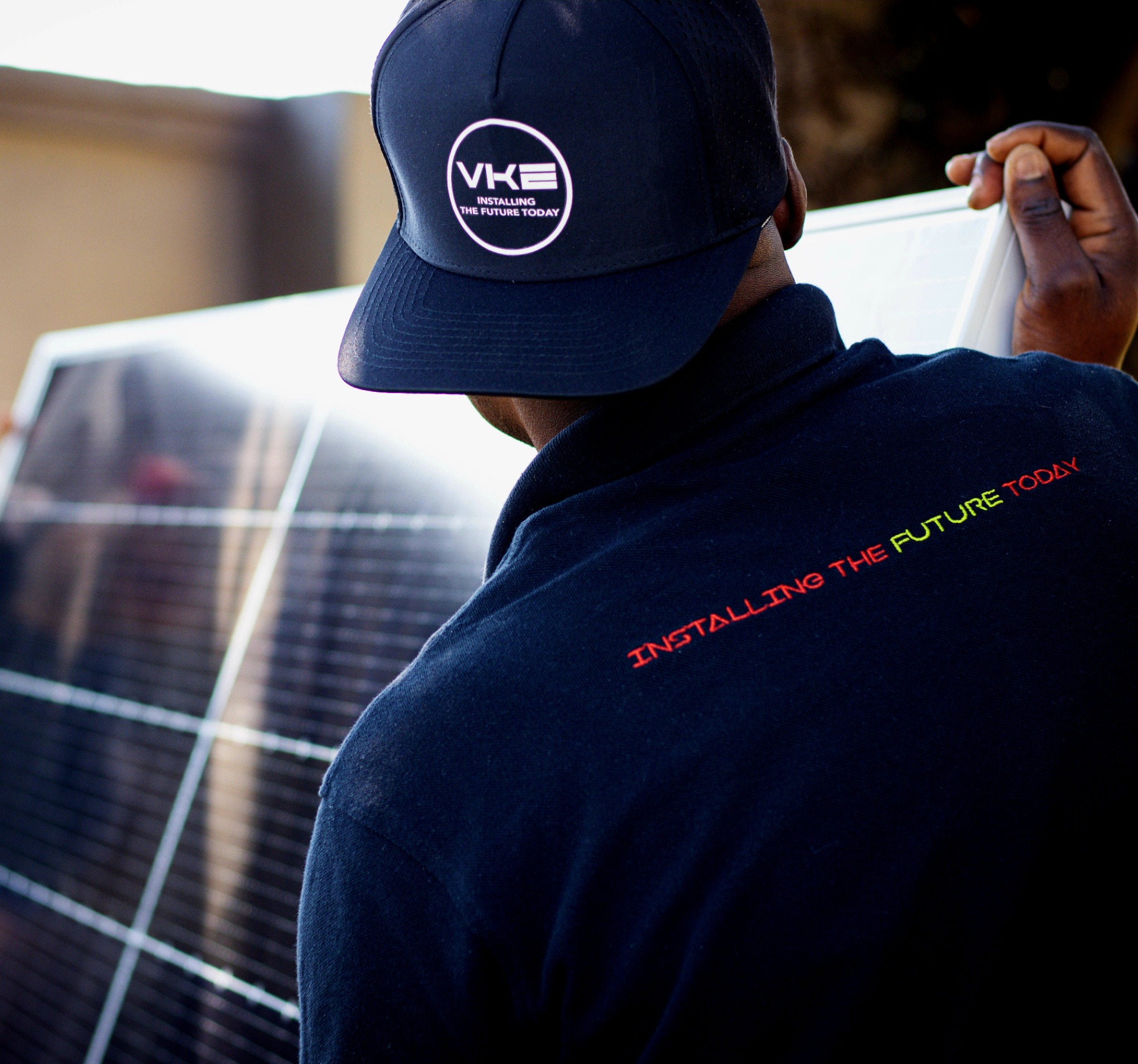 The VKE team on a Pretoria installation site